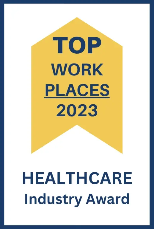 Top Work Places 2023 - Healthcare Industry Award